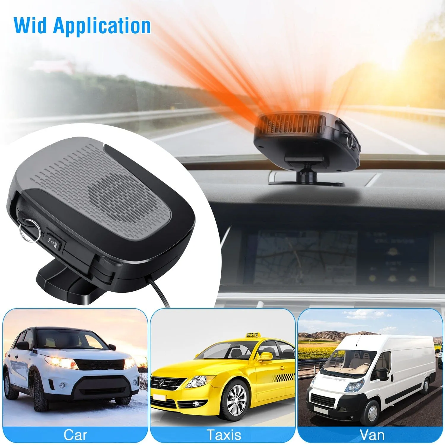 12V 150W Portable Car Auto Heater