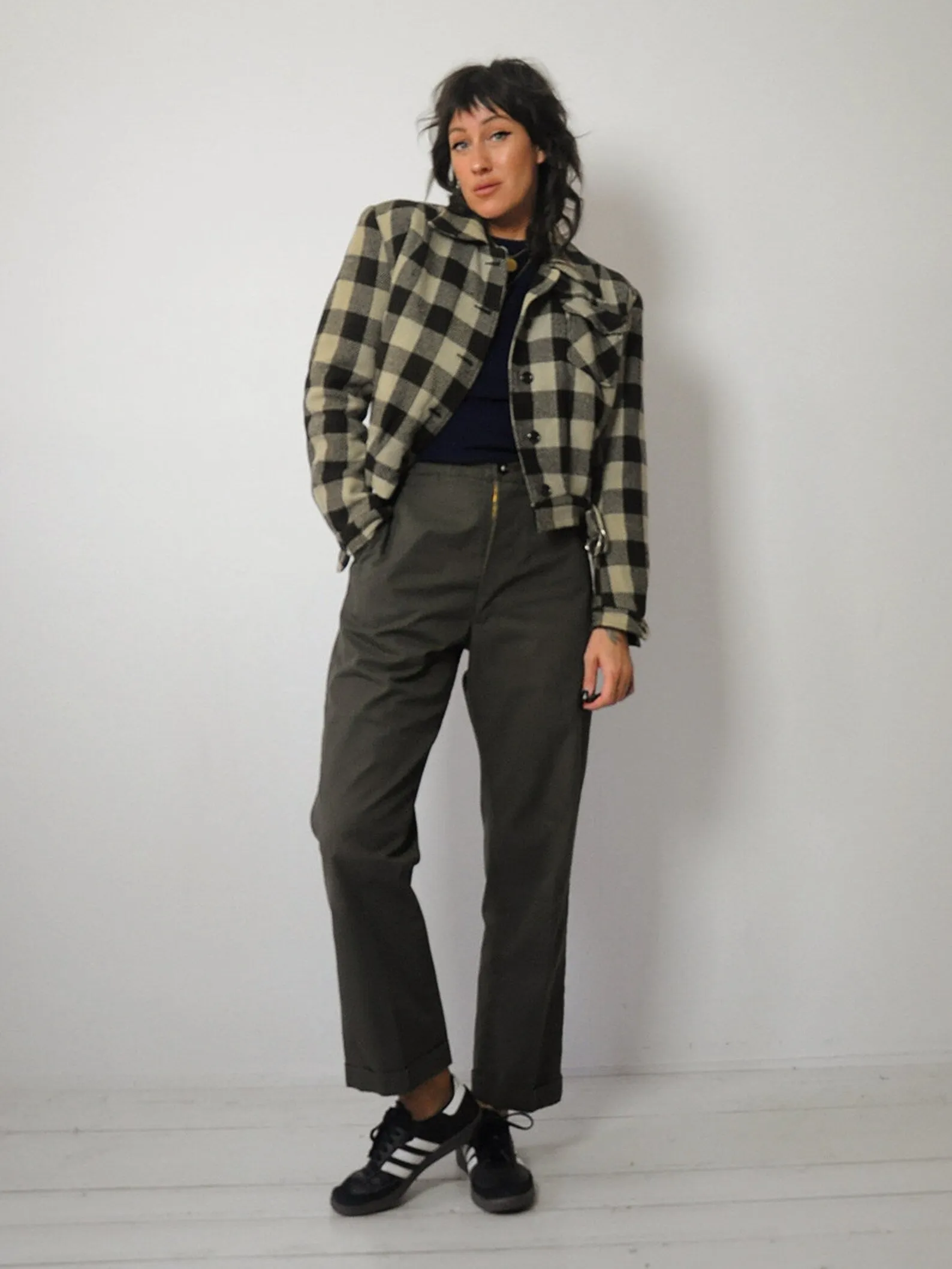 1940's Sno Fo Plaid Wool Jacket