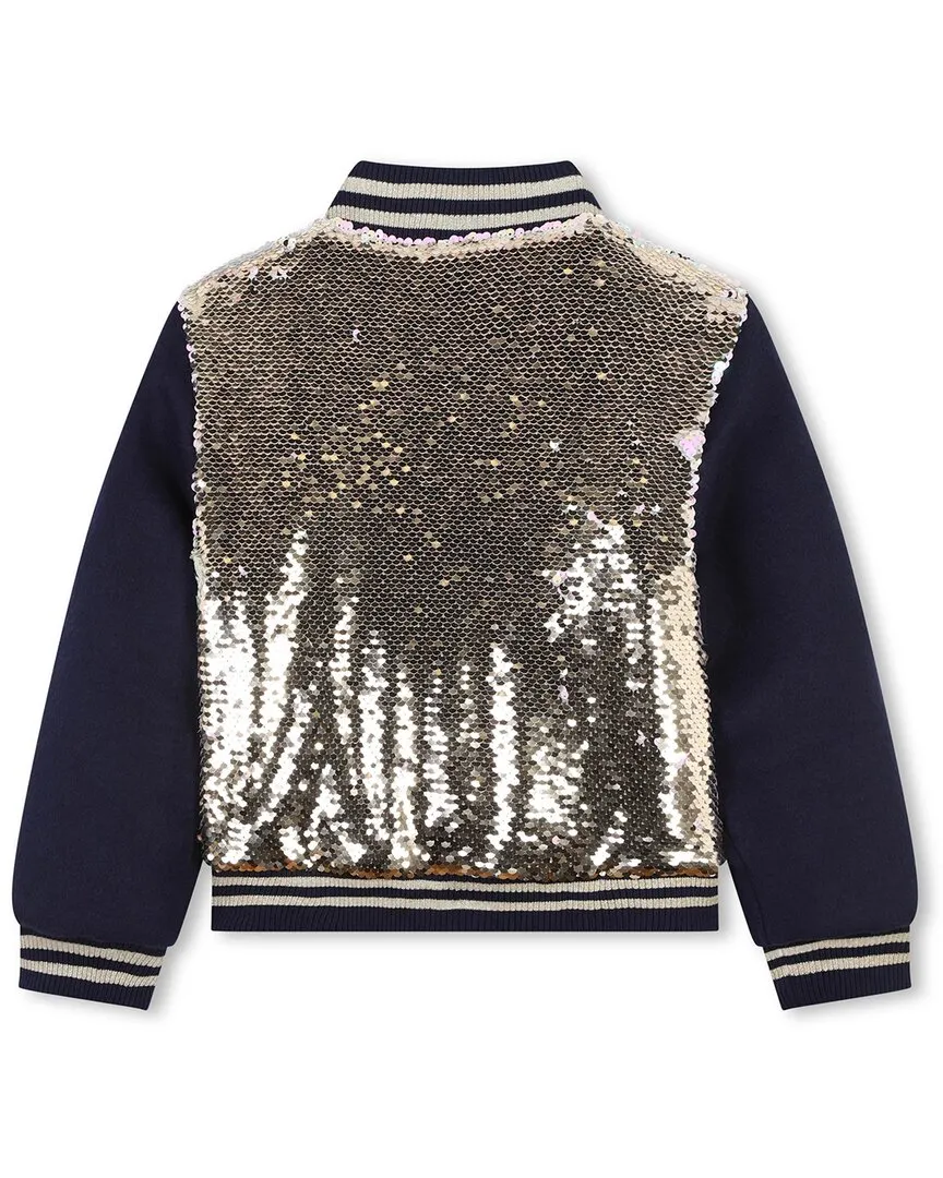 Billieblush Sequin Reversible Zip Jacket