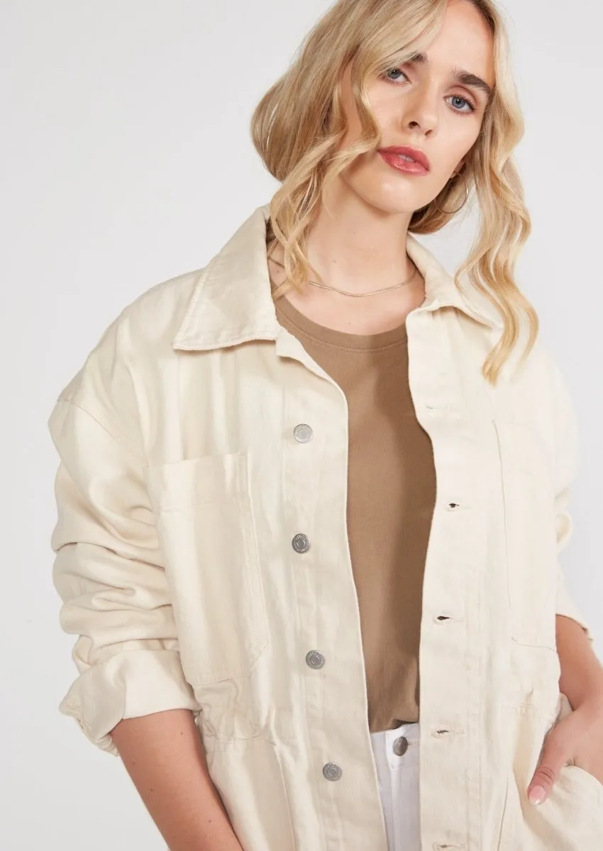Claude Utility Jacket in Natural