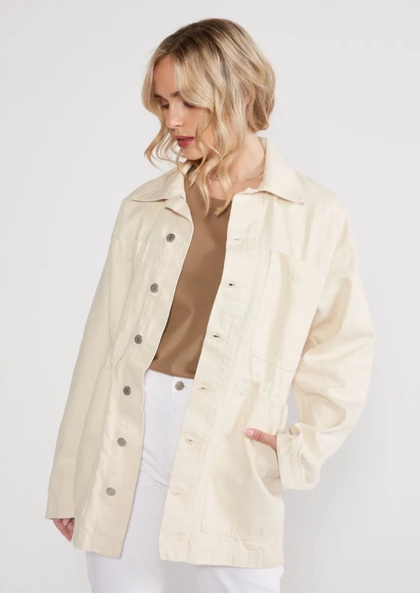 Claude Utility Jacket in Natural