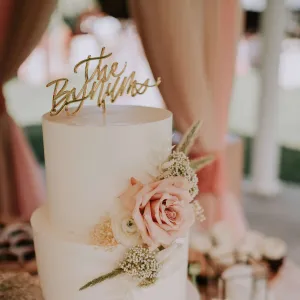 Couple Last Name Cake Topper