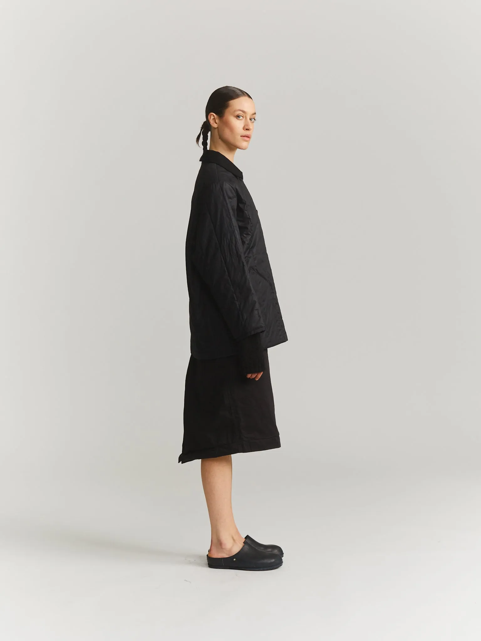 IKLA JACKET  - LACQED - BLACK