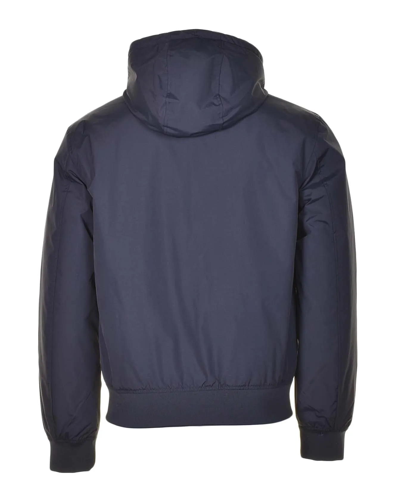 Padded Hooded Brentham Jacket Navy