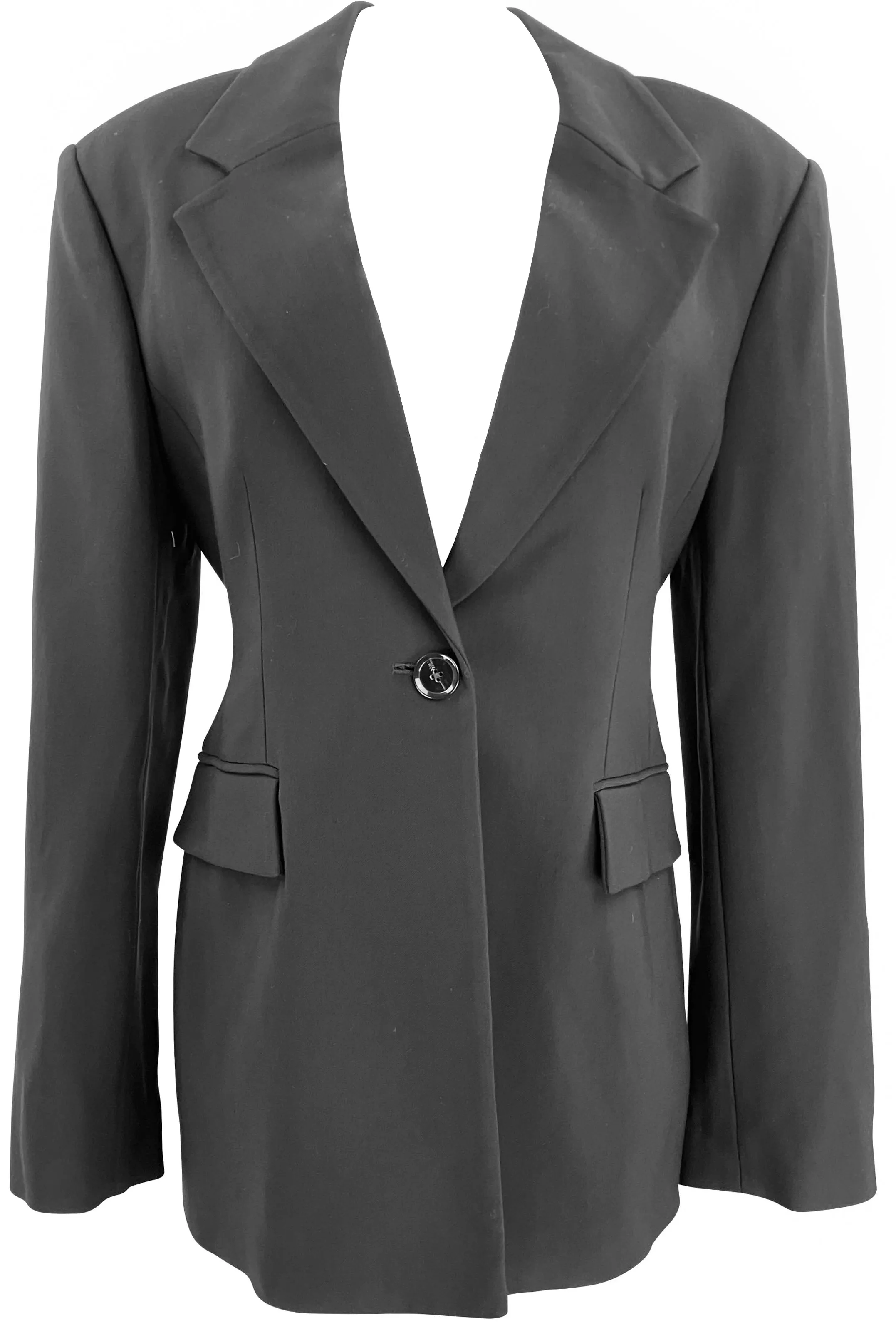 Proenza Schouler Viscose Suiting Jacket in Black