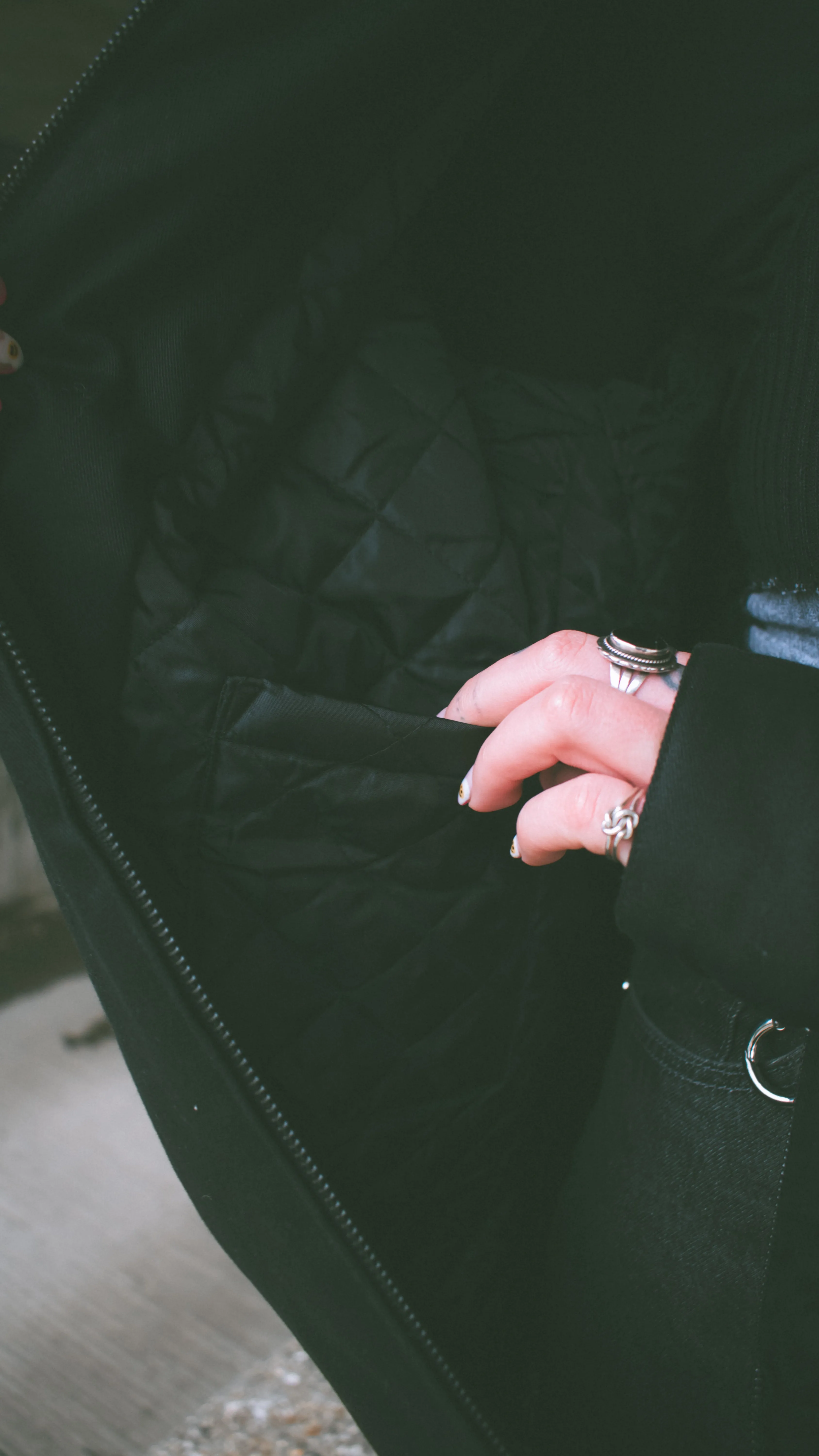 Rains On Me Service Jacket Black