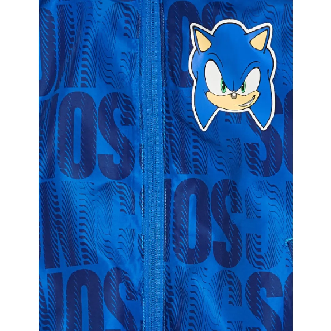 SONIC THE HEDGEHOG Lightweight Blue Raincoat