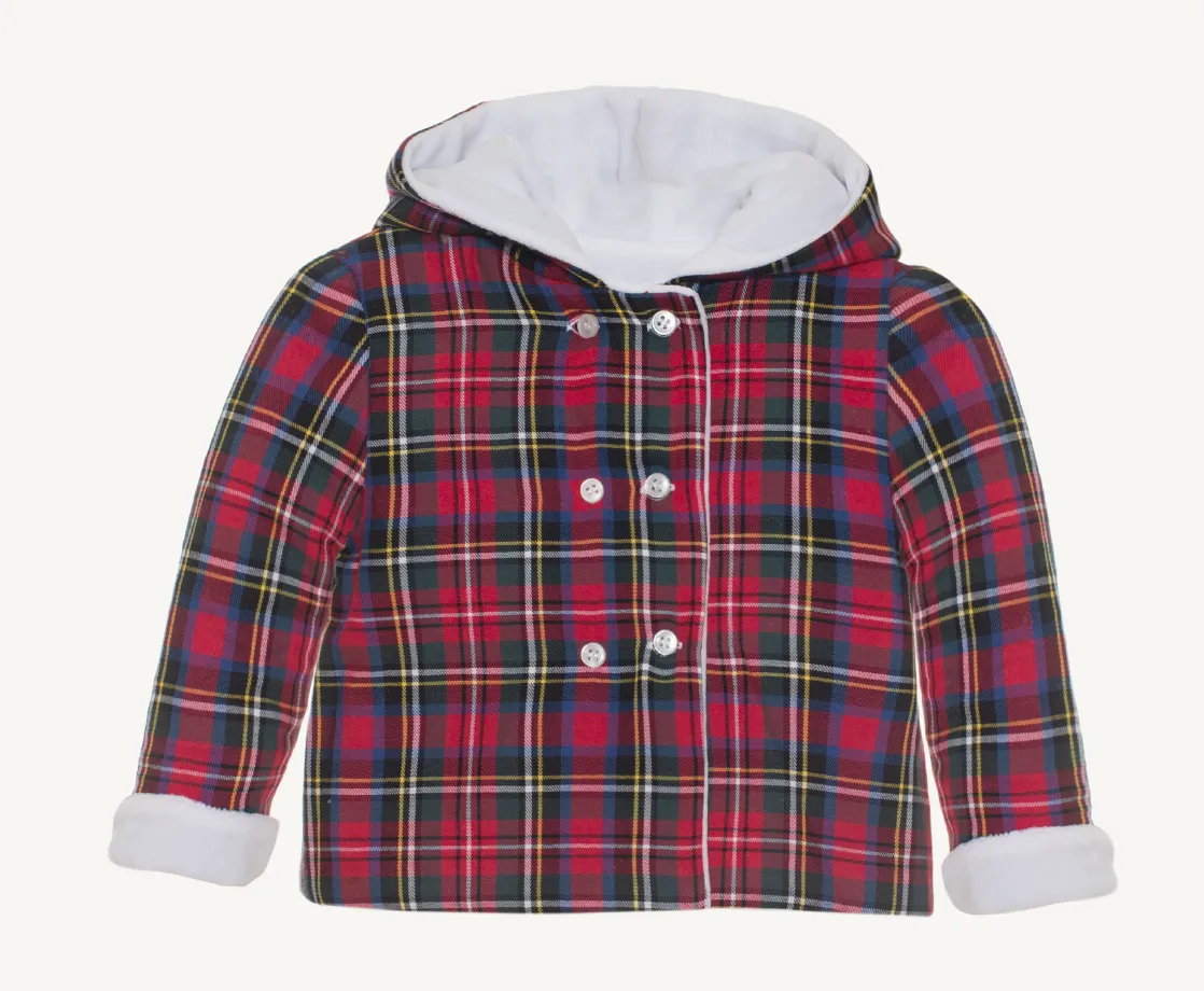 Tartan Pom Petit Pom Jacket 35012 *REVERSIBLE*
