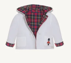 Tartan Pom Petit Pom Jacket 35012 *REVERSIBLE*