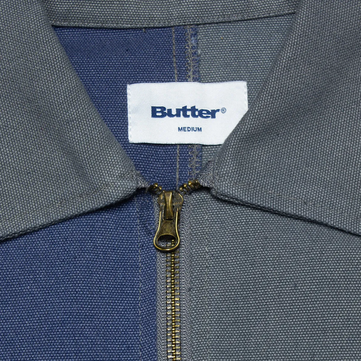 Washed Canvas Patchwork Jacket