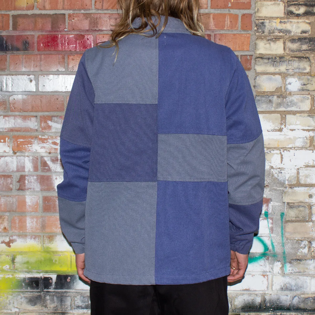 Washed Canvas Patchwork Jacket