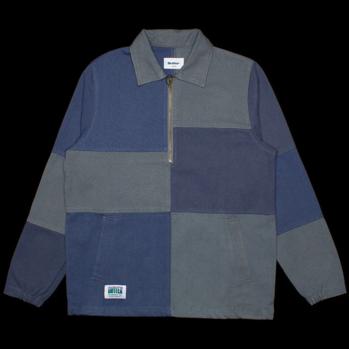 Washed Canvas Patchwork Jacket
